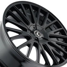 KRAZE DOUBLE DOWN 22X8.5 5-112/5-114.3 73 Hub 38 Offset Black Wheel Rim