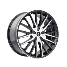 KRAZE DOUBLE DOWN 22X8.5 5-100/5-114.3 73 Hub 38 Offset Black Wheel Rim