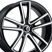 KRAZE LUSSO 22X8.5 5-120 74.1 Hub 38 Offset Black Wheel Rim