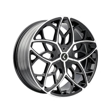 KRAZE RICOCHET 22X8.5 5-112/5-114.3 72.62 Hub 38 Offset Black Wheel Rim