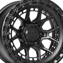 Lock Off Road Commando 20X10 6X135 87.1 Hub 4.79 Offset Matte Black W Gloss Black Ring Wheel Rim