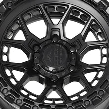 Lock Off Road Commando 20X10 6X135 87.1 Hub 4.79 Offset Matte Black W Gloss Black Ring Wheel Rim