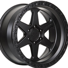 Lock Off Road Olympus 18x9 5x127 71.5 Hub 5.04 Offset Matte Black W Matte Black Ring Wheel Rim