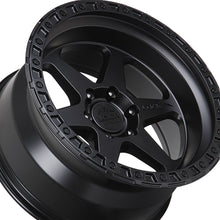 Lock Off Road Olympus 18x9 5x127 71.5 Hub 5.04 Offset Matte Black W Matte Black Ring Wheel Rim