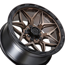 Lock Off Road Matrix 20x10 6x135/6x139.7 106.2 Hub 4.79 Offset Matte Bronze W Matte Black Ring Wheel Rim
