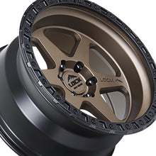 Lock Off Road Olympus 18x9 5x127 71.5 Hub 5.04 Offset Matte Bronze W Matte Black Ring Wheel Rim