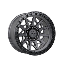 Lock Off Road Lunatic 20x10 6x139.7 106.2 Hub 4.79 Offset Matte Grey W Matte Black Ring Wheel Rim