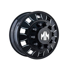 MAYHEM BIGRIG 24.5X8.25 10x285.75 220.1 Hub 168 Offset Rear Black/Milled Spokes Wheel Rim