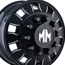 MAYHEM BIGRIG 24.5X8.25 10x285.75 220.1 Hub 168 Offset Rear Black/Milled Spokes Wheel Rim