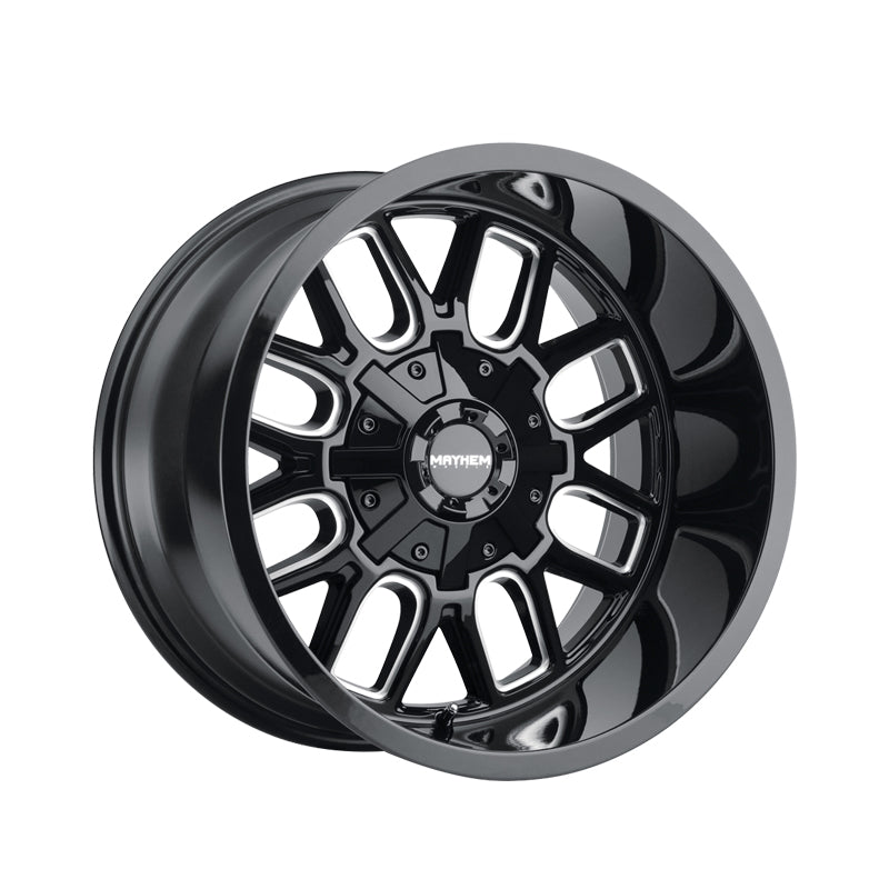 MAYHEM COGENT 17X9 8-165.1 0 Hub -12 Offset Black Wheel Rim