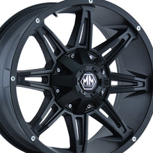 MAYHEM RAMPAGE 18X9 8-165.1 130.8 Hub -12 Offset Black Wheel Rim