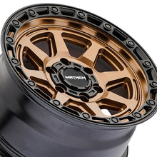 MAYHEM RIDGELINE 17X8.5 6x139.7 106.1 Hub -6 Offset Satin Bronze/Black Lip Wheel Rim