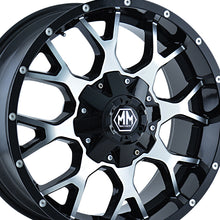 MAYHEM WARRIOR 20X9 6-135/6-139.7 106 Hub 18 Offset Black Wheel Rim