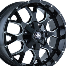 MAYHEM WARRIOR 20X10 6-135/6-139.7 106 Hub -25 Offset Black Wheel Rim
