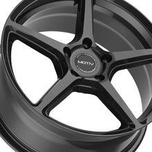 Motiv 433B Blade 18X7.5 5X108 73.1 Hub +40 Offset Black Wheel Rim