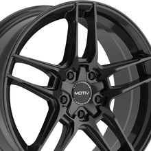 Motiv 434B 18X7.5 5X112/5X4.50 73.1 Hub +40 Offset Black Wheel Rim