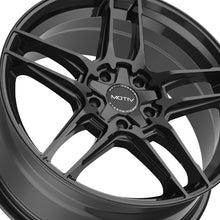 Motiv 434B 18X7.5 5X112/5X4.50 73.1 Hub +40 Offset Black Wheel Rim