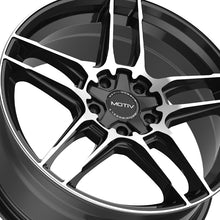 Motiv 434MB 16X7.5 5X112/5X4.50 73.1 Hub +40 Offset Black Wheel Rim