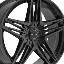 Motiv 440B 18X7.5 5X4.50/5X120 74.1 Hub +40 Offset Black Wheel Rim