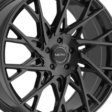 Motiv 430B 20X8.5 5X112/5X4.50 73.1 Hub +40 Offset Black Wheel Rim
