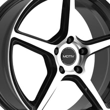 Motiv 433MB 16X7.5 5X112 73.1 Hub +40 Offset Black Wheel Rim