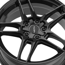 Motiv 434B 17X7.5 5X100/ 5X4.50 73.1 Hub +40 Offset Black Wheel Rim