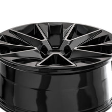 O.E. Revolution C-14 Gloss Black & Milled 24X10 6x139.7 78.1 Hub 30 Offset Black Wheel Rim