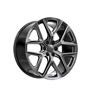 O.E. Revolution C-39 Gloss Black & Milled 26X10 6x139.7 78.1 Hub 31 Offset Black Wheel Rim
