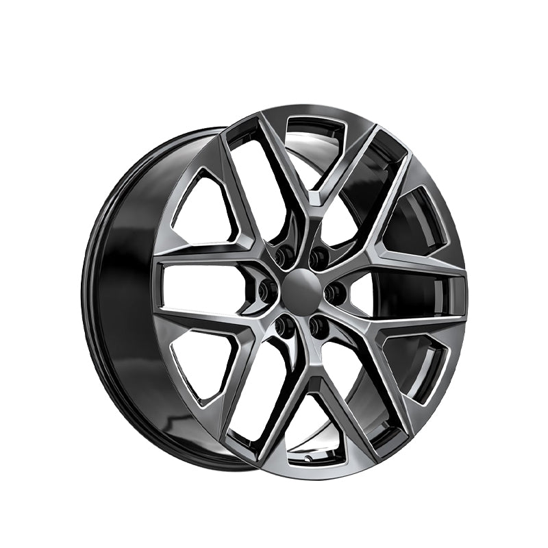 O.E. Revolution C-39 Gloss Black & Milled 26X10 6x139.7 78.1 Hub 31 Offset Black Wheel Rim
