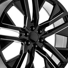 O.E. Revolution D-36 Gloss Black & Milled 24X10 6x139.7 78.1 Hub 31 Offset Black Wheel Rim