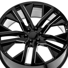 O.E. Revolution D-36 Gloss Black & Milled 24X10 6x139.7 78.1 Hub 31 Offset Black Wheel Rim