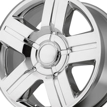 OEP 147C 22X9 6X5.50 78.1 Hub +31 Offset Chrome Plated Wheel Rim