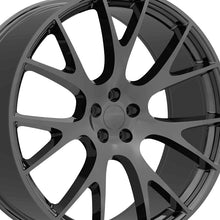 OEP 161B 22X10 5X115 71.5 Hub +18 Offset Gloss Black Wheel Rim