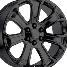 OEP 166B 24X10 6X5.50 78.1 Hub +24 Offset Gloss Black Wheel Rim