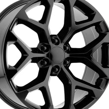 OEP 176B 20X9 6X5.50 78.1 Hub +24 Offset Gloss Black Wheel Rim