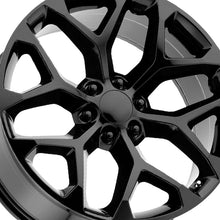 OEP 176B 20X9 6X5.50 78.1 Hub +24 Offset Gloss Black Wheel Rim