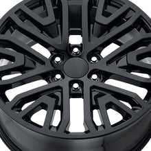 OEP 199B 20X9 6X5.50 78.1 Hub +24 Offset Gloss Black Wheel Rim