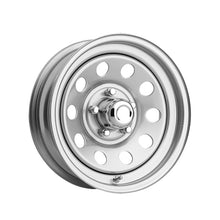 Pacer Trailer 229S Silver Modular Trailer 15X6 6X5.50 107.95 Hub +00 Offset Silver Wheel Rim