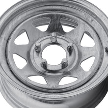 Pacer Trailer 28GA Galvanized Spoke Trailer 15X6 5X4.50 81.03 Hub +00 Offset Galvanized Wheel Rim