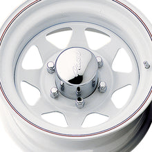 Pacer Trailer 310W White Spoke Trailer 12X4 5X4.50 71.37 Hub +00 Offset White Wheel Rim