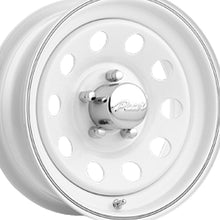 Pacer Trailer 55W White Modular Trailer 15X5 5X5.00 81.03 Hub +00 Offset White Wheel Rim