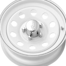 Pacer Trailer 55W White Modular Trailer 15X5 5X5.00 81.03 Hub +00 Offset White Wheel Rim