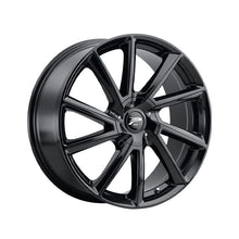 Platinum 466BK Mystic 17X8 5X108 72.62 Hub +40 Offset Gloss Black Wheel Rim