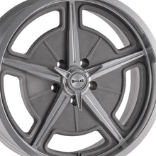 RIDLER 605 18X9.5 5-120.65 83.82 Hub 0 Offset Silver Wheel Rim