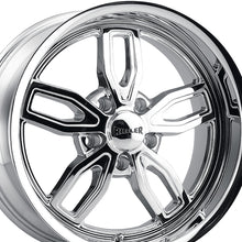 RIDLER 608 18X8 5-114.3 72.62 Hub 0 Offset Chrome Wheel Rim