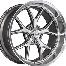 RIDLER 661 18X9.5 5x114.3 83.82 Hub 0 Offset Gloss Grey with Diamond Cut Face and Lip Wheel Rim