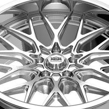 RIDLER 681 22X10.5 5-120.65 83.82 Hub 10 Offset Silver Wheel Rim