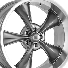 RIDLER 695 18X9.5 5-127 83.82 Hub 6 Offset Gray Wheel Rim