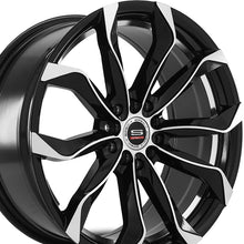 Spec-1 SP-44 Gloss Black & Machined 18X8.5 4x100/4x114.3 73.1 Hub 40 Offset Black Wheel Rim