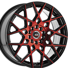 Spec-1 SP-52 Gloss Black & Red Machined 18X8 4x100/4x114.3 73.1 Hub 38 Offset Black, Red Wheel Rim